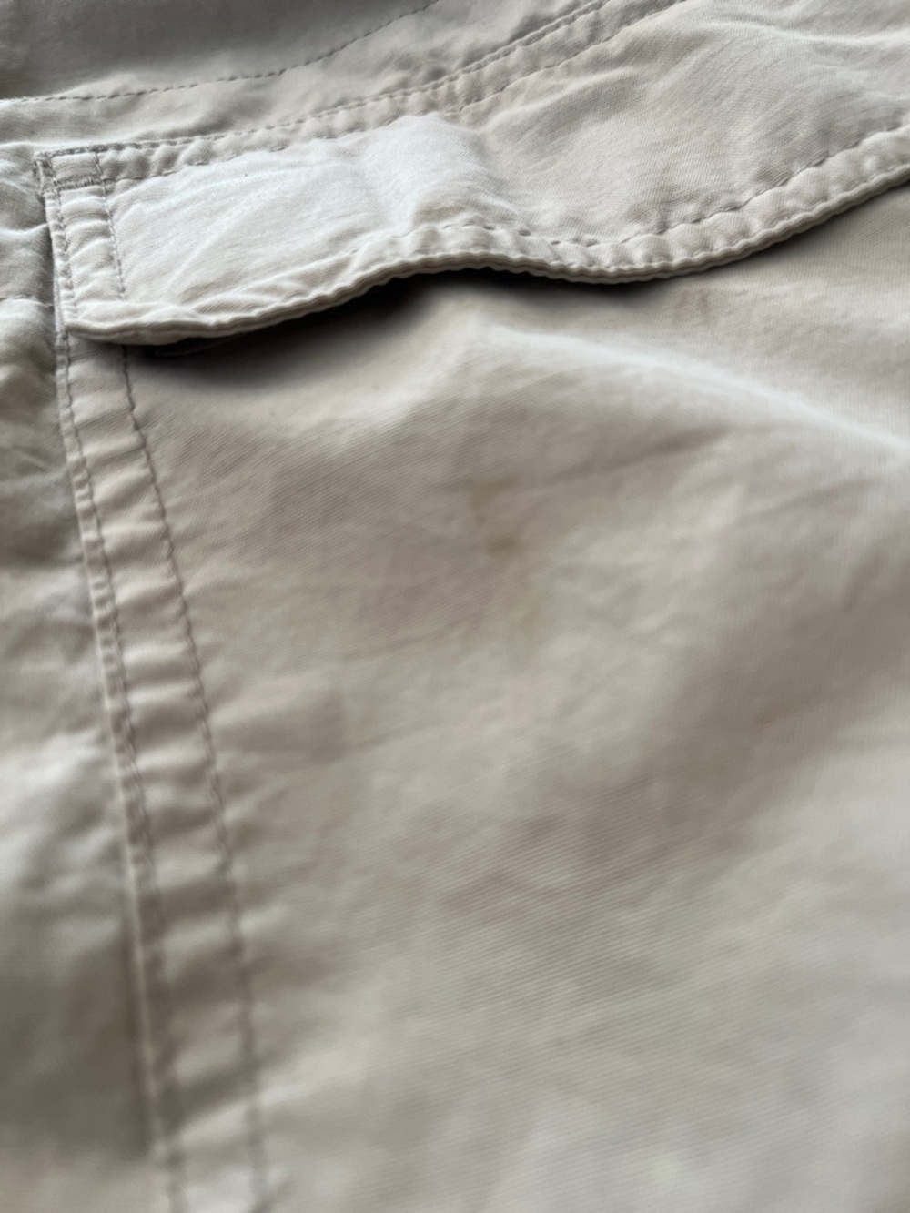 Vintage Chaps Ralph Lauren Convertible Cargo Pants 38 Khaki Zip Off Shorts - Picture 10 of 10